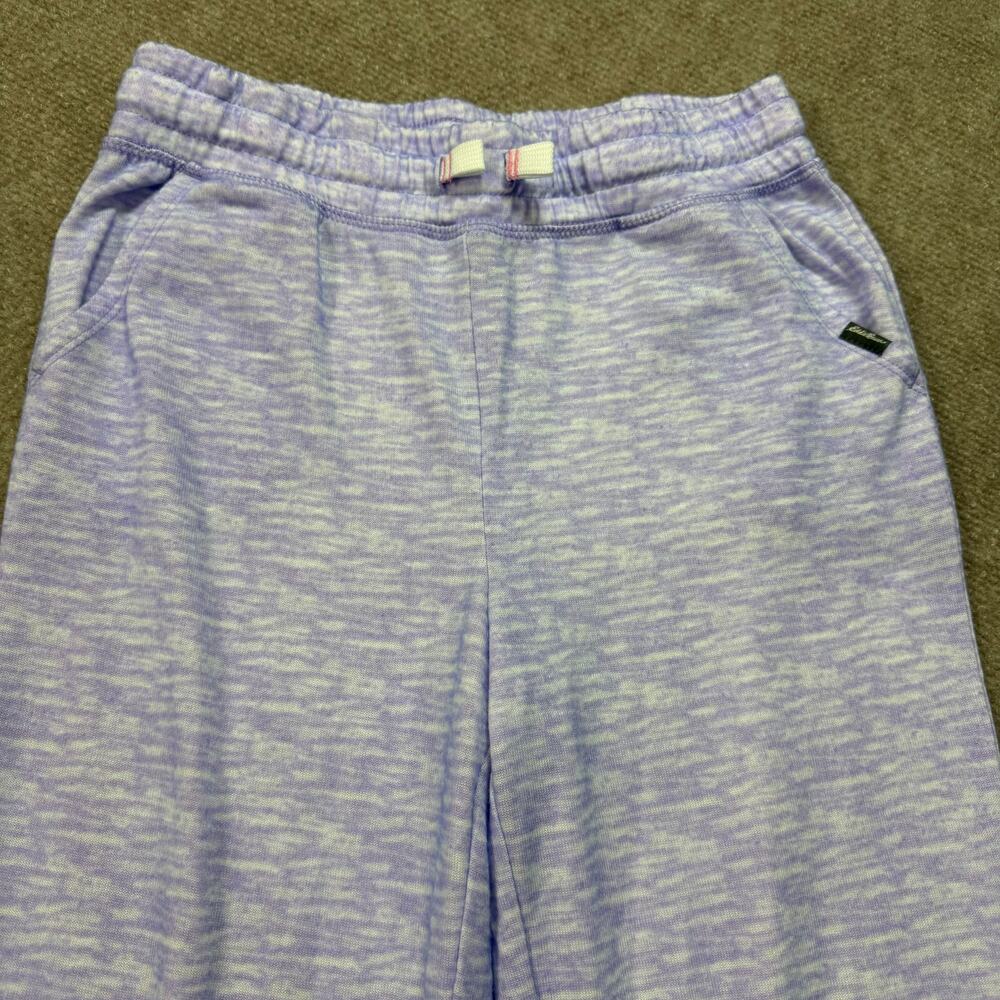 Eddie Bauer Girls Space Dye Jogger Pants Set of 2 Pink Purple Kids Size M 10/12 - Picture 3 of 8